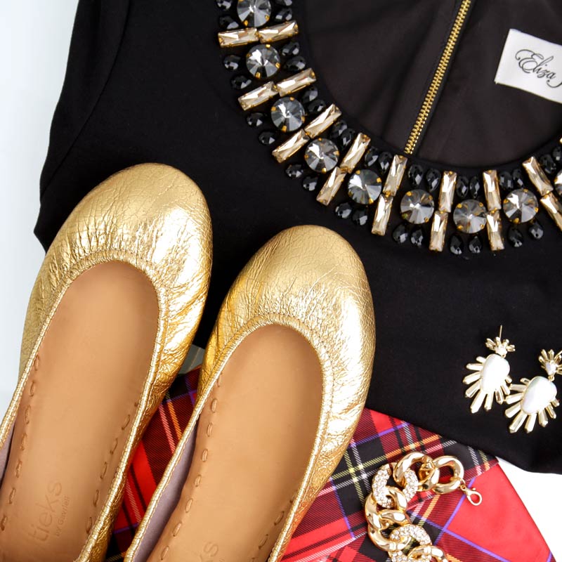 golden glitz tieks